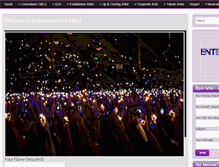 Tablet Screenshot of entertainmentandmore.net